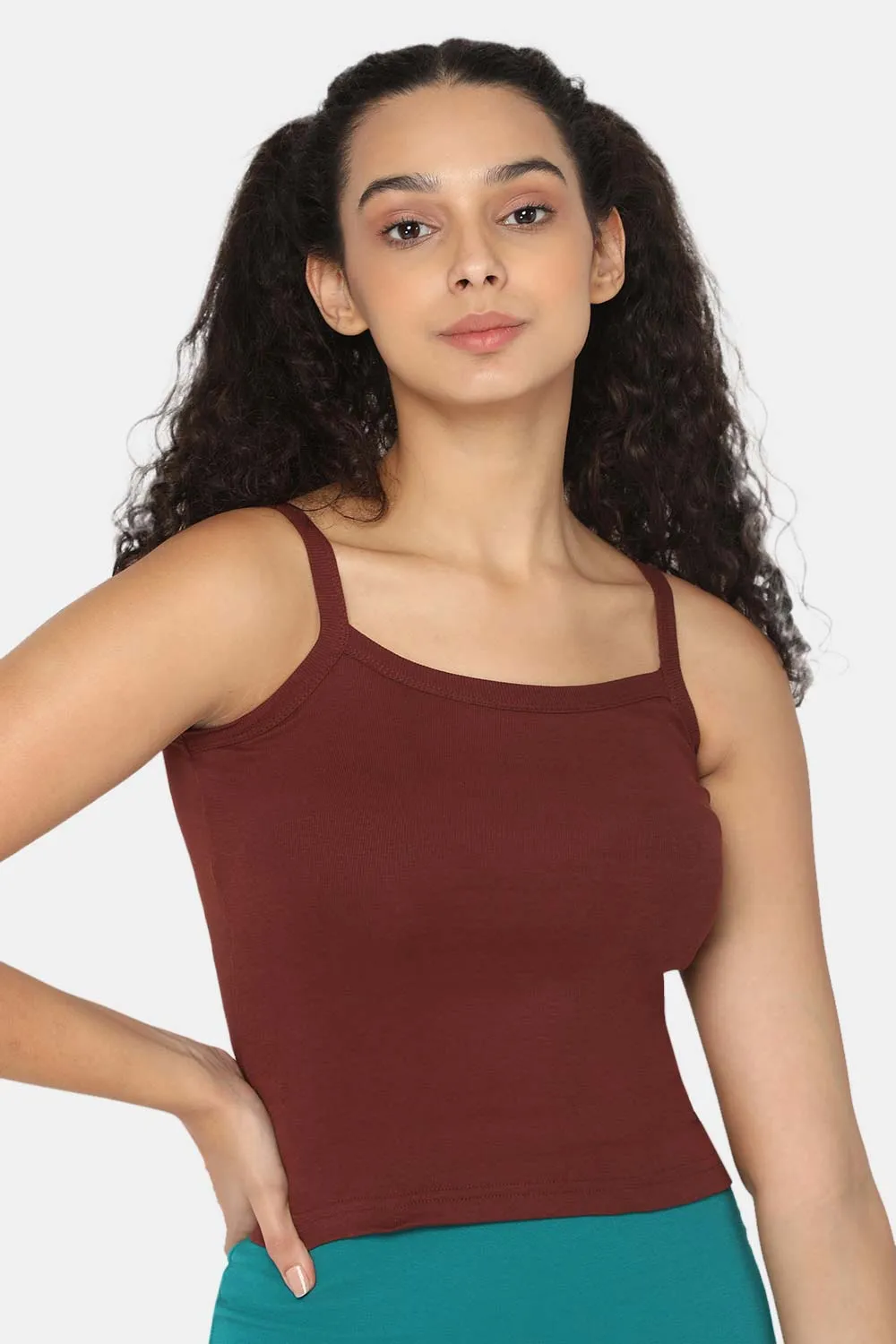 Full Coverage Non-Padded 100% Cotton Intimacy Slip Camisole - IN01