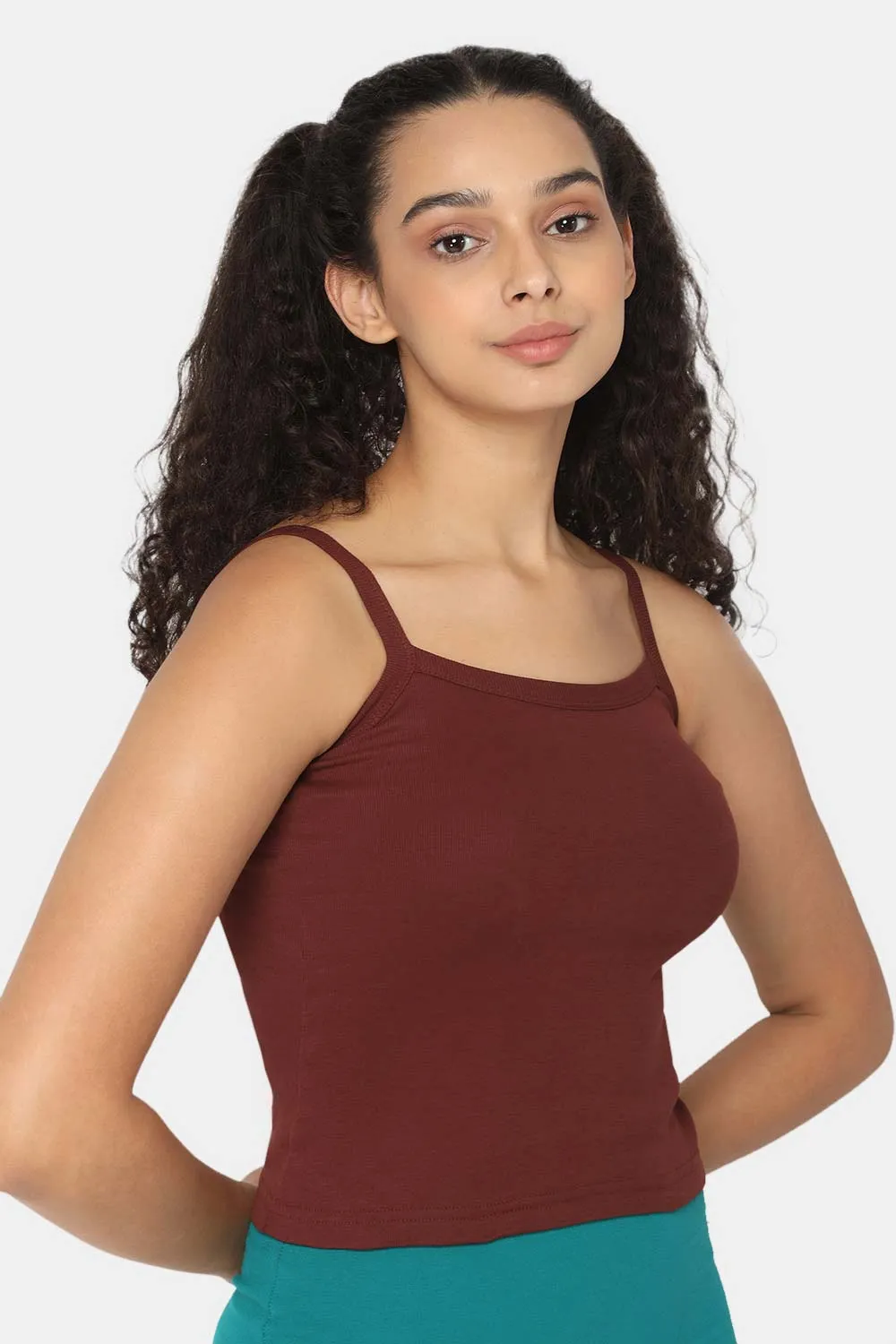 Full Coverage Non-Padded 100% Cotton Intimacy Slip Camisole - IN01