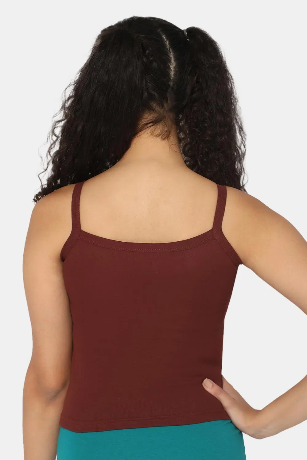 Full Coverage Non-Padded 100% Cotton Intimacy Slip Camisole - IN01