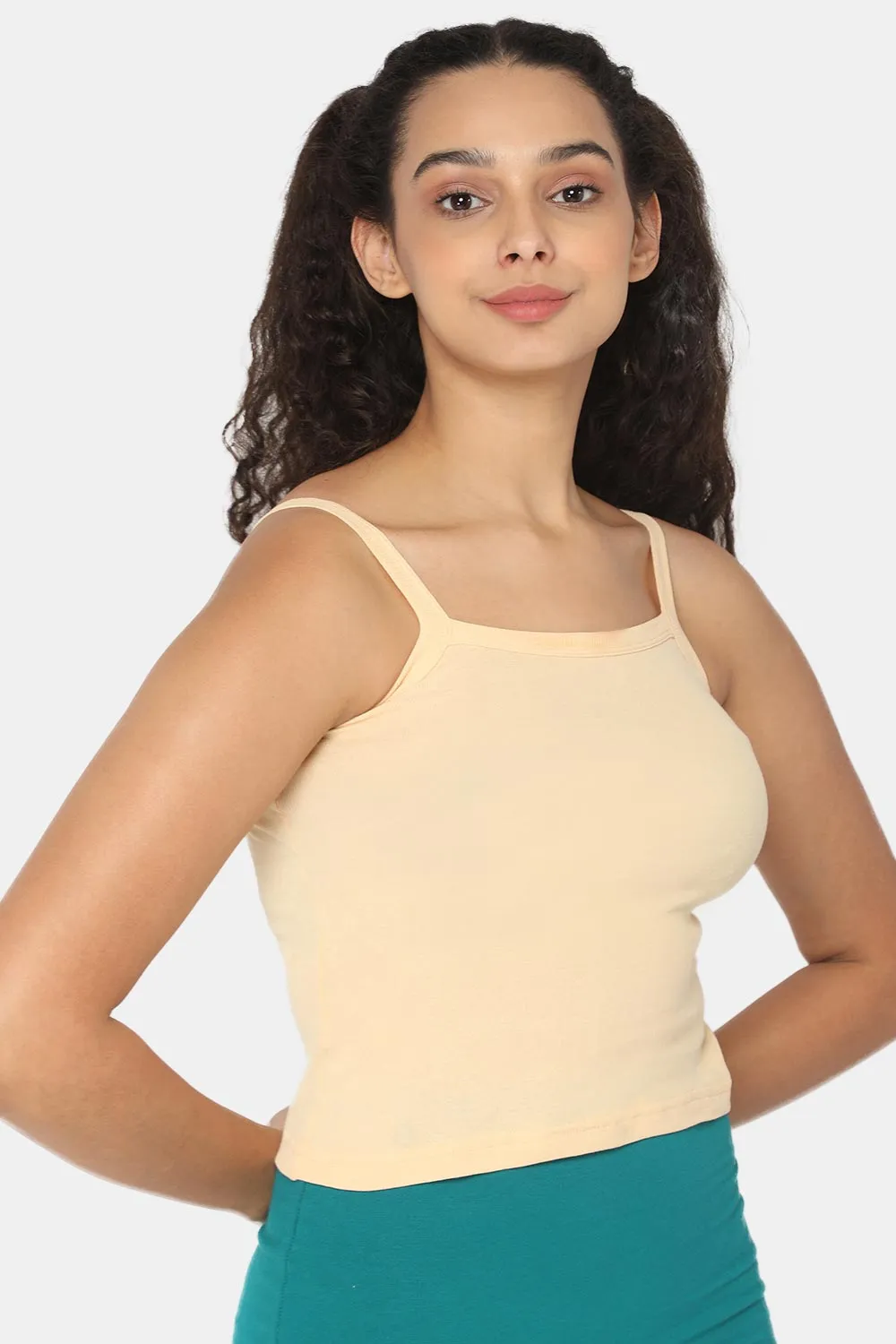 Full Coverage Non-Padded 100% Cotton Intimacy Slip Camisole - IN01