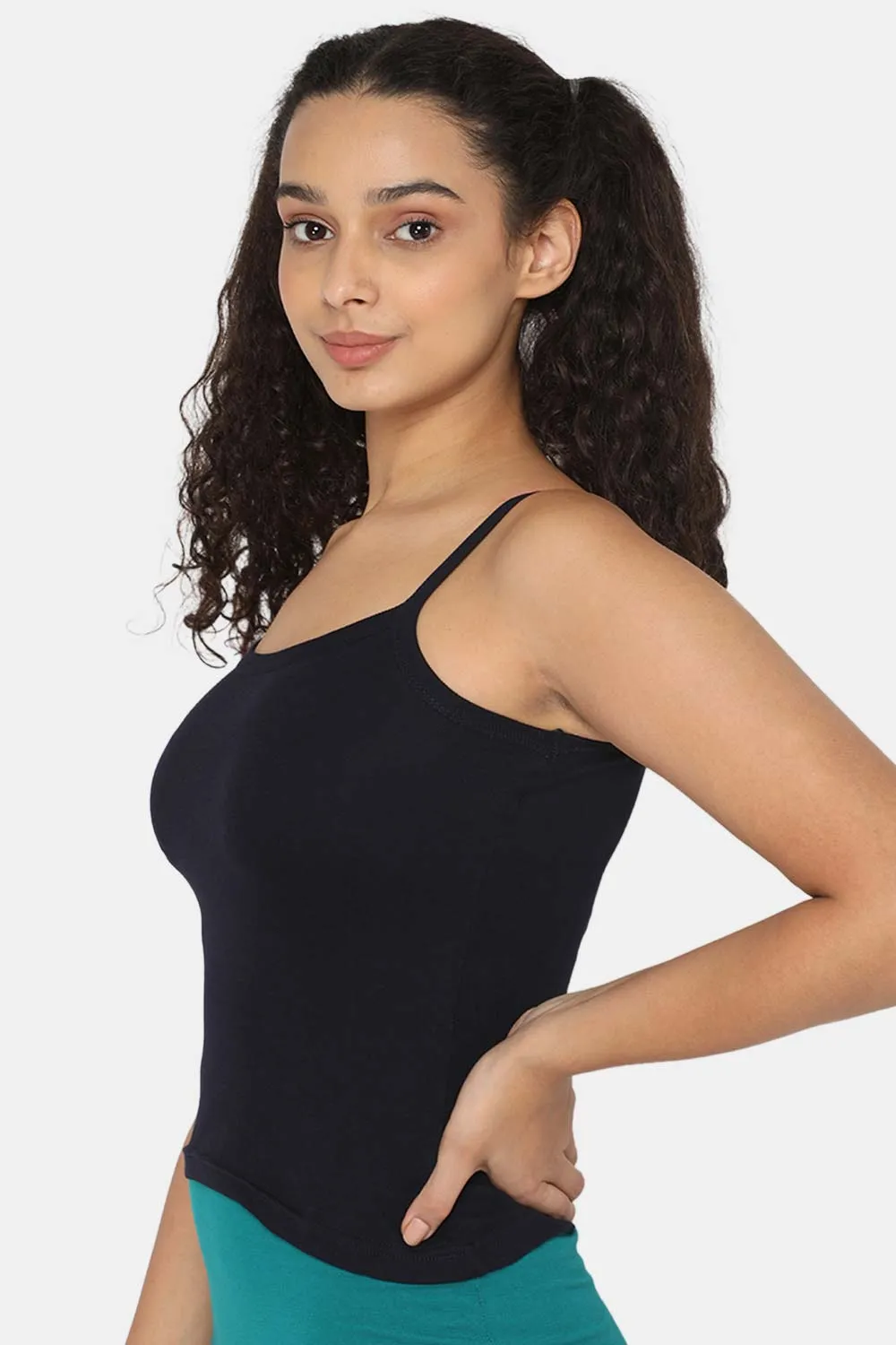 Full Coverage Non-Padded 100% Cotton Intimacy Slip Camisole - IN01