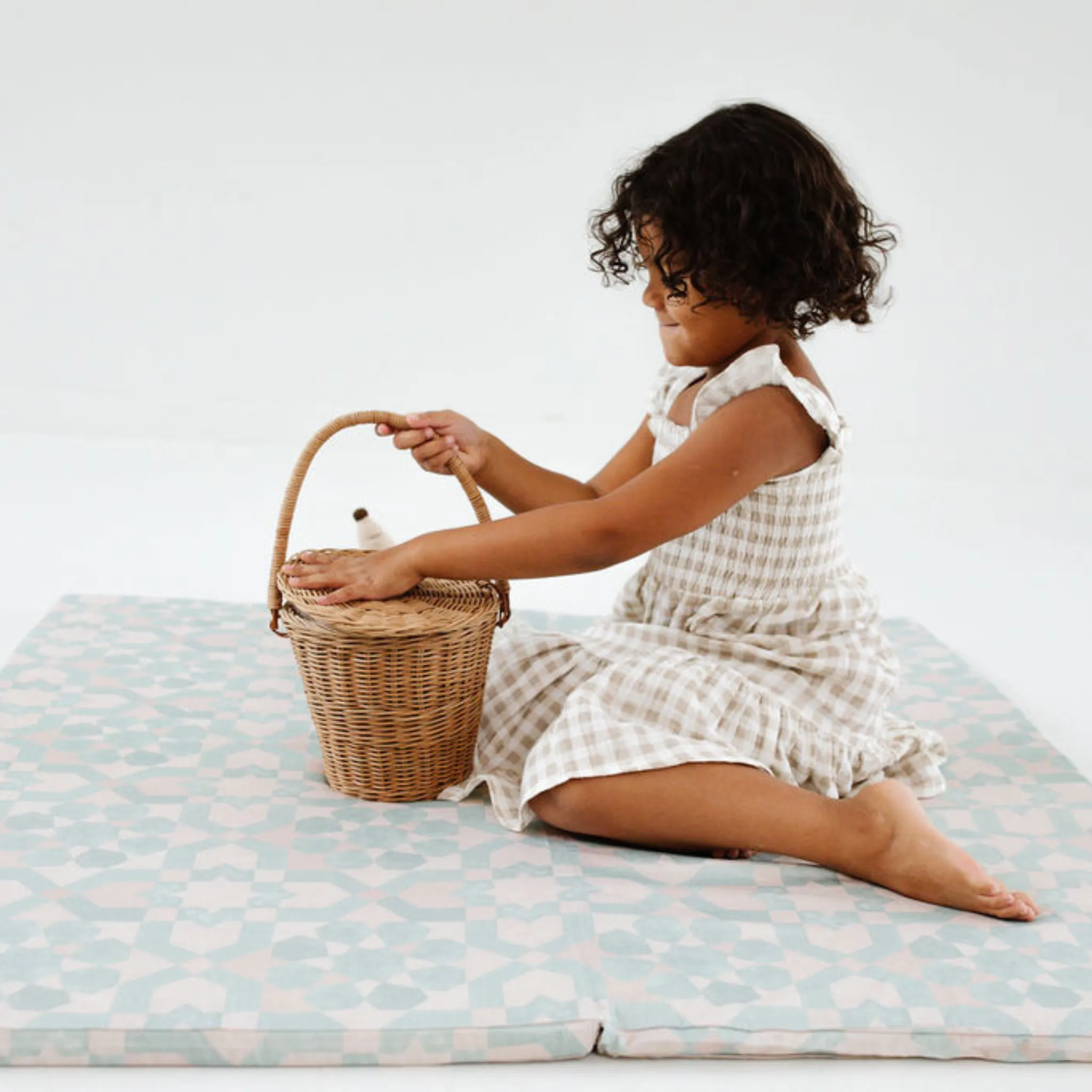 Green Tile Padded Playmat