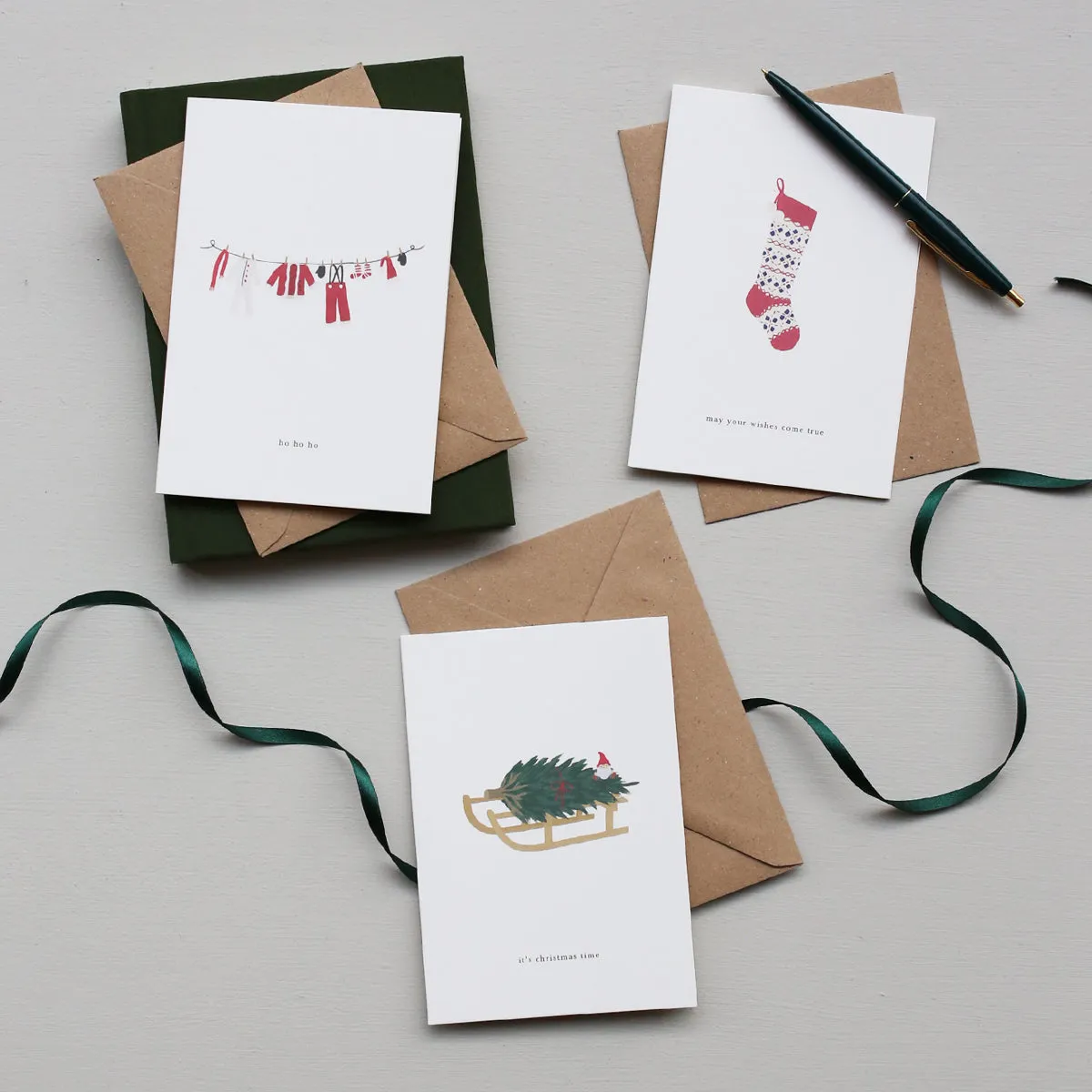 GREETING CARD // WINTER SLED