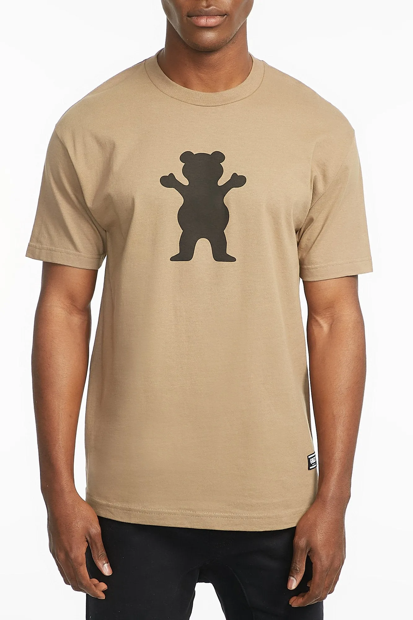 Grizzly Guys Khaki Graphic Tee