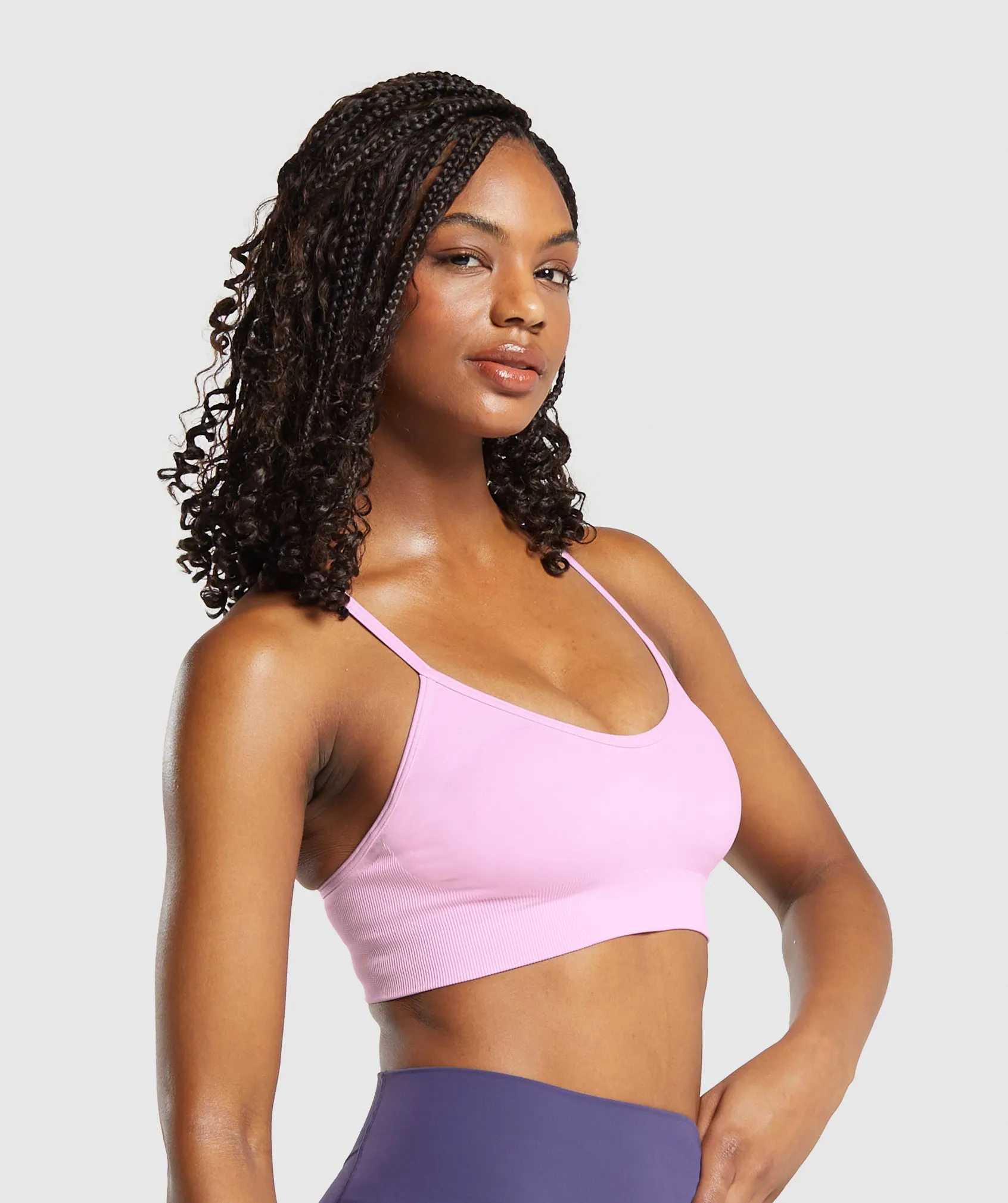 GS x Anna Sports Bra - Lilac Pink