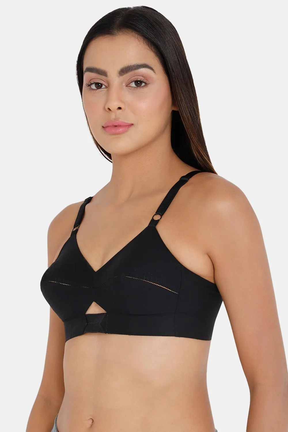 High Coverage Non-Wired Non-Padded Cotton Intimacy Everyday Saree Bra - VNH 2