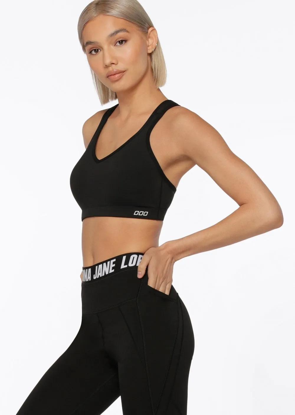 Hold And Mould Sports Bra, Black