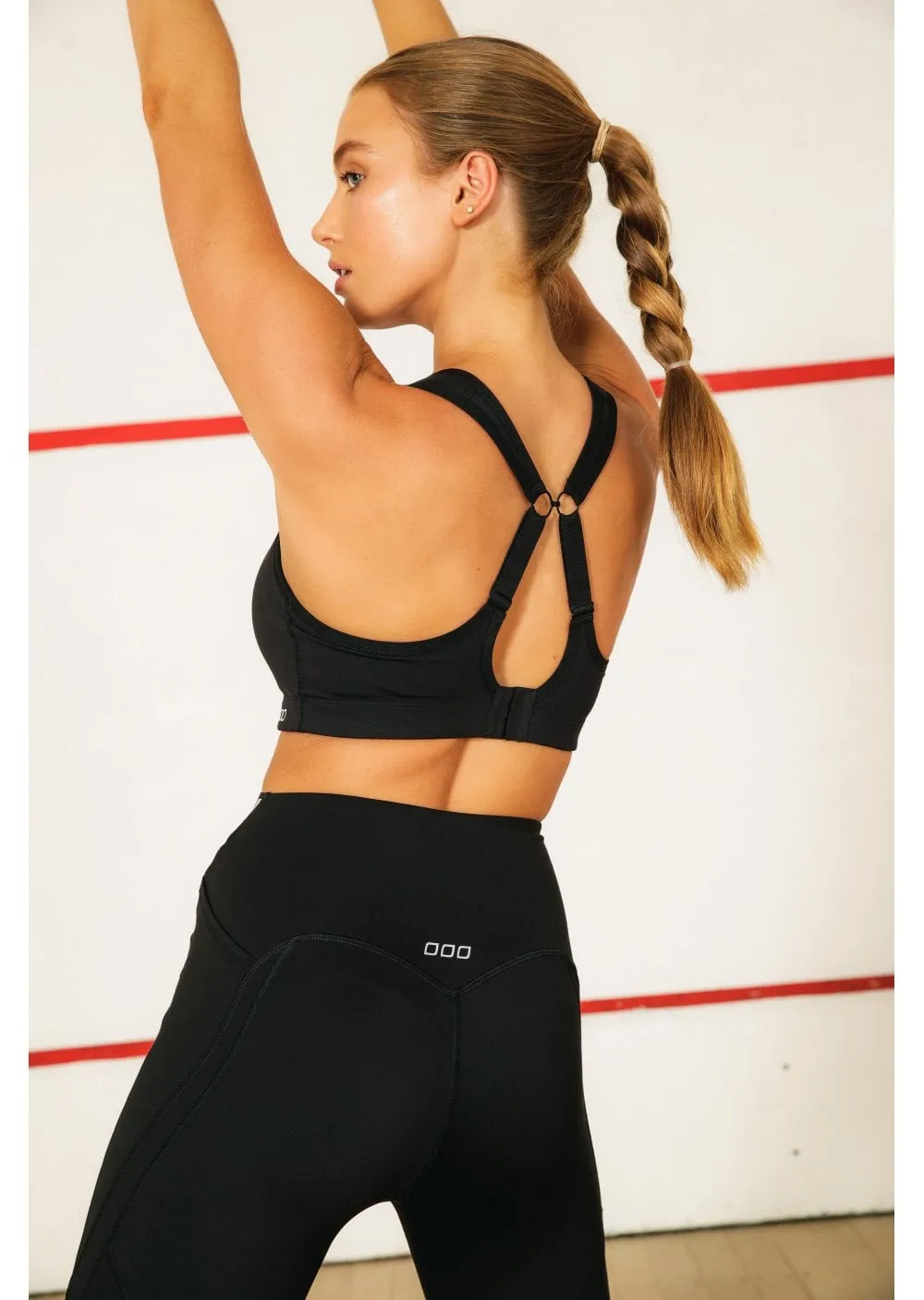 Hold And Mould Sports Bra, Black