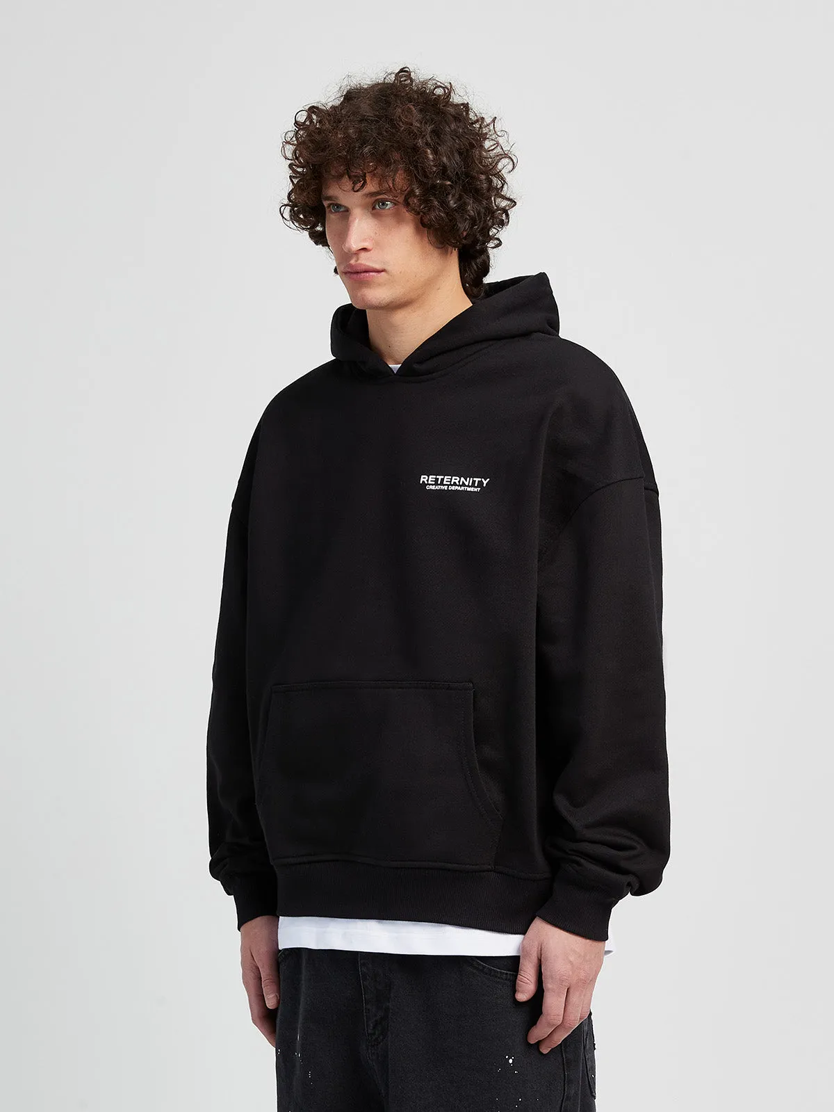 HOODIE CREATIVE DEPT - BLACK