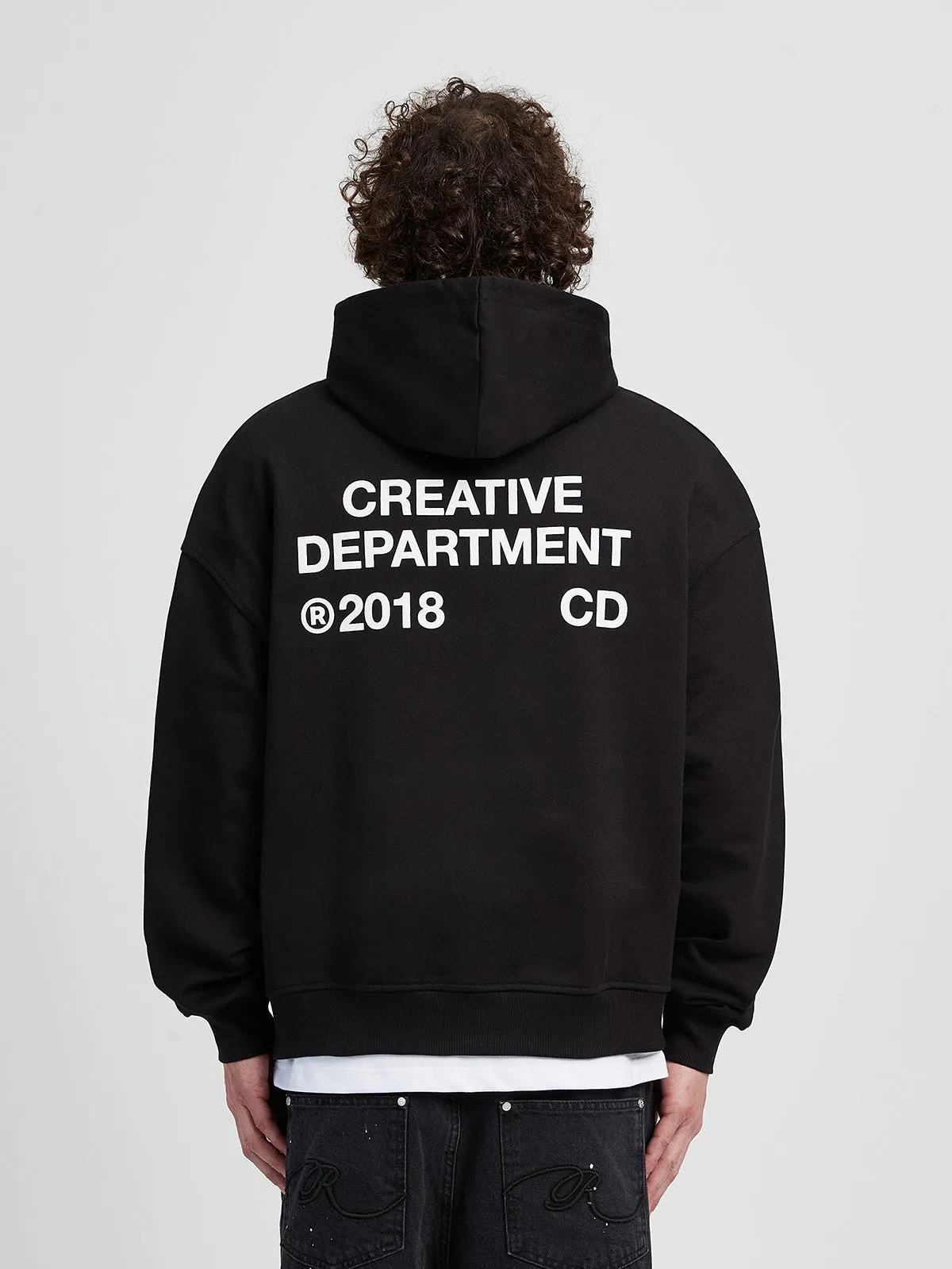 HOODIE CREATIVE DEPT - BLACK