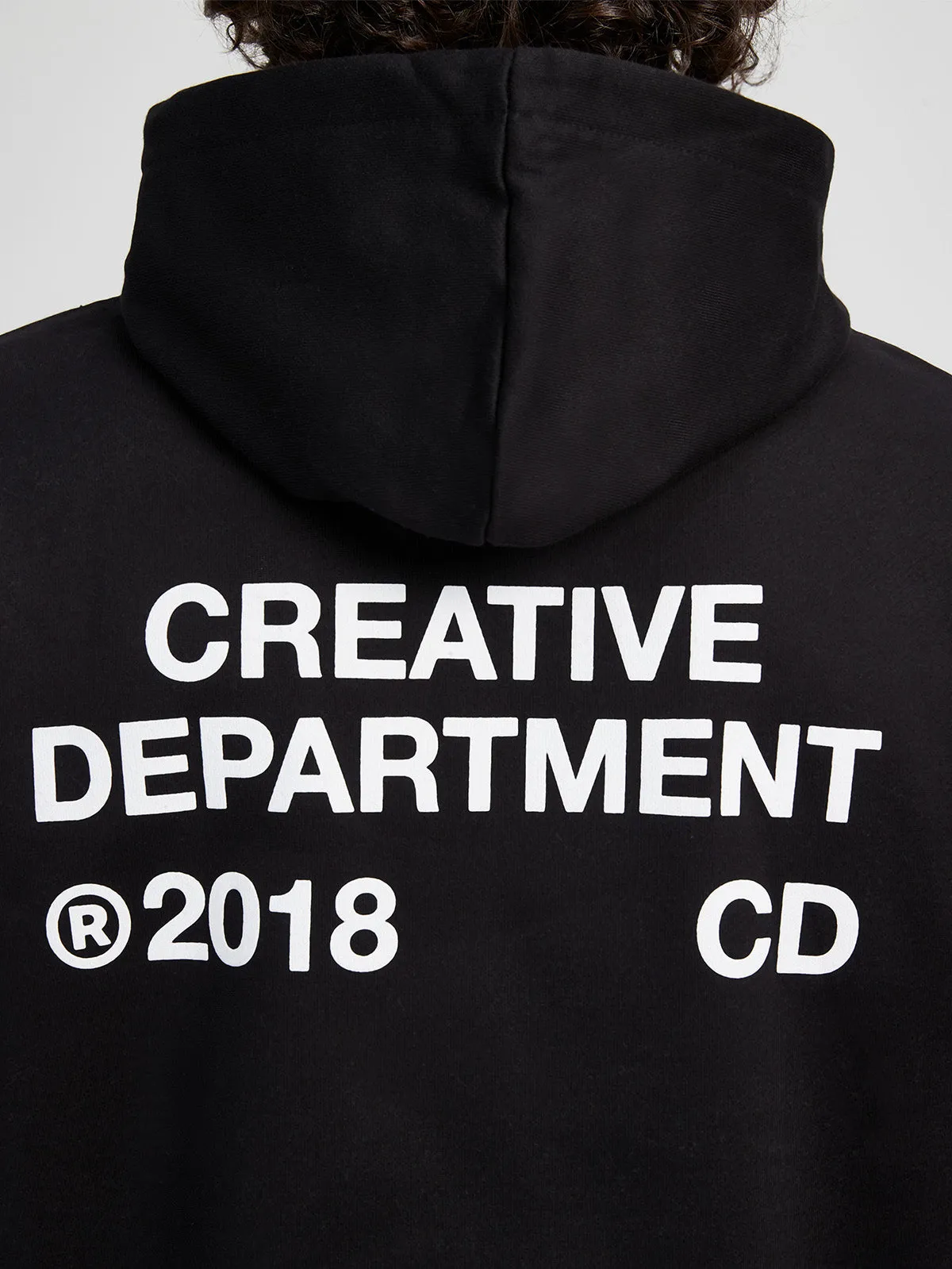 HOODIE CREATIVE DEPT - BLACK