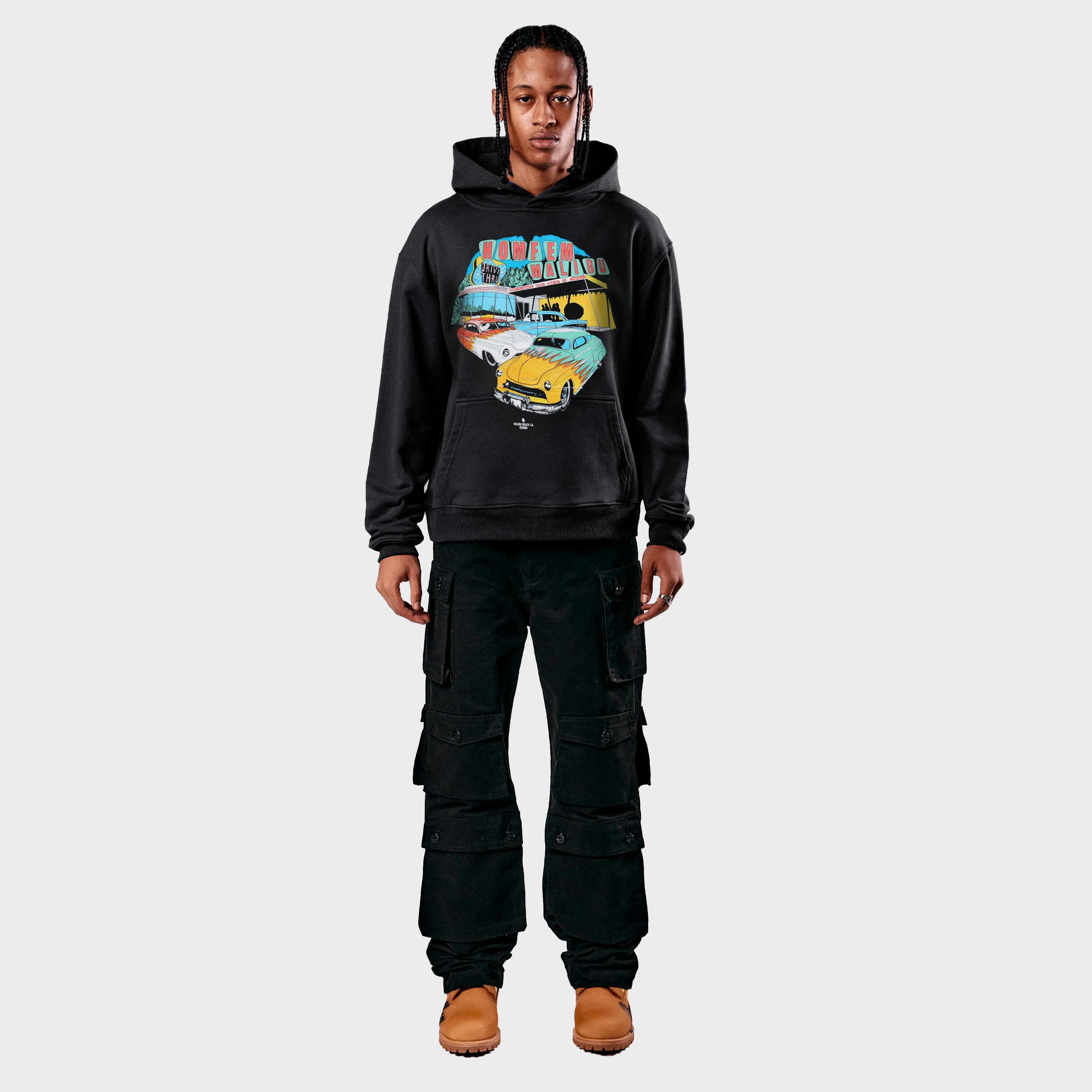 Hot Rod Hoodie Black