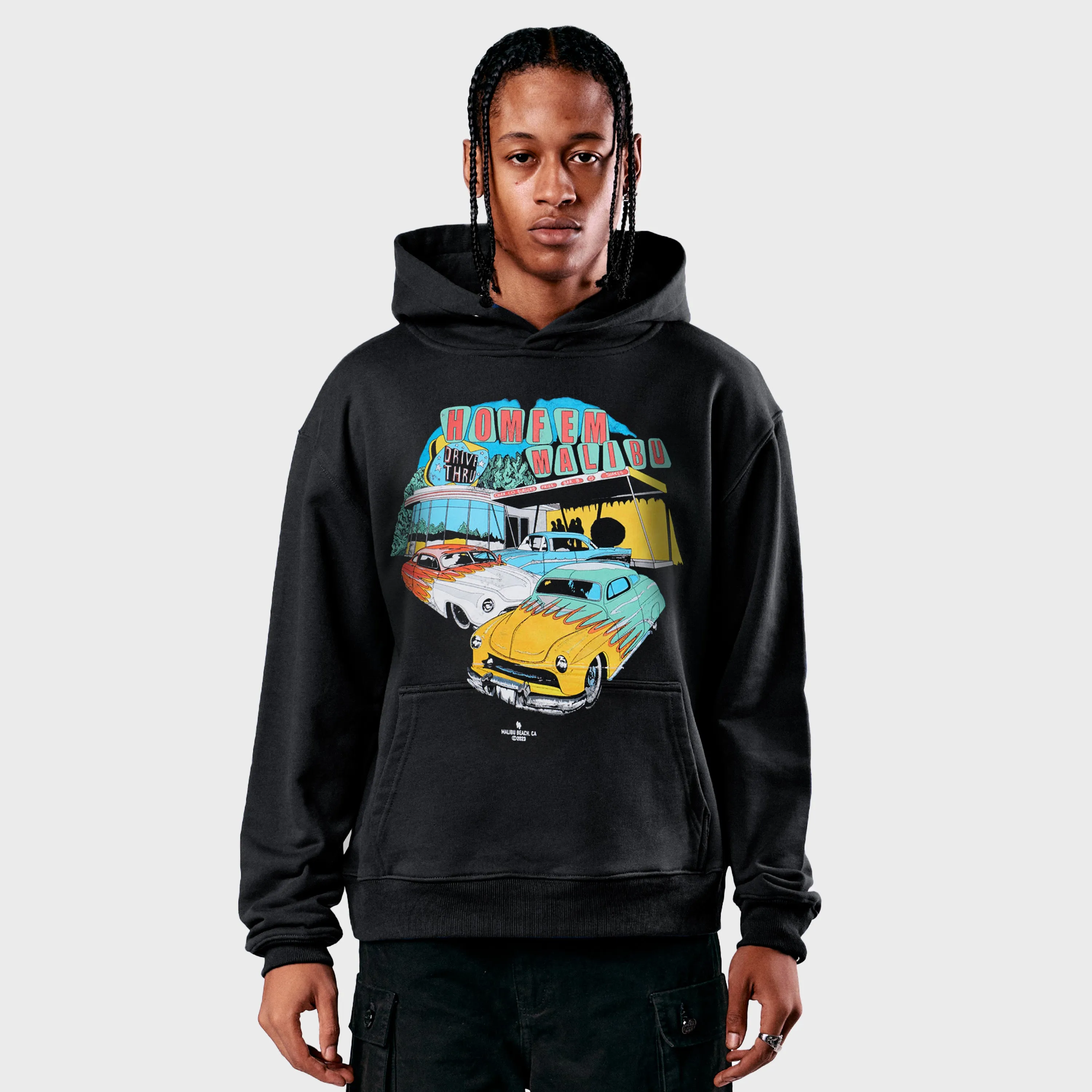 Hot Rod Hoodie Black