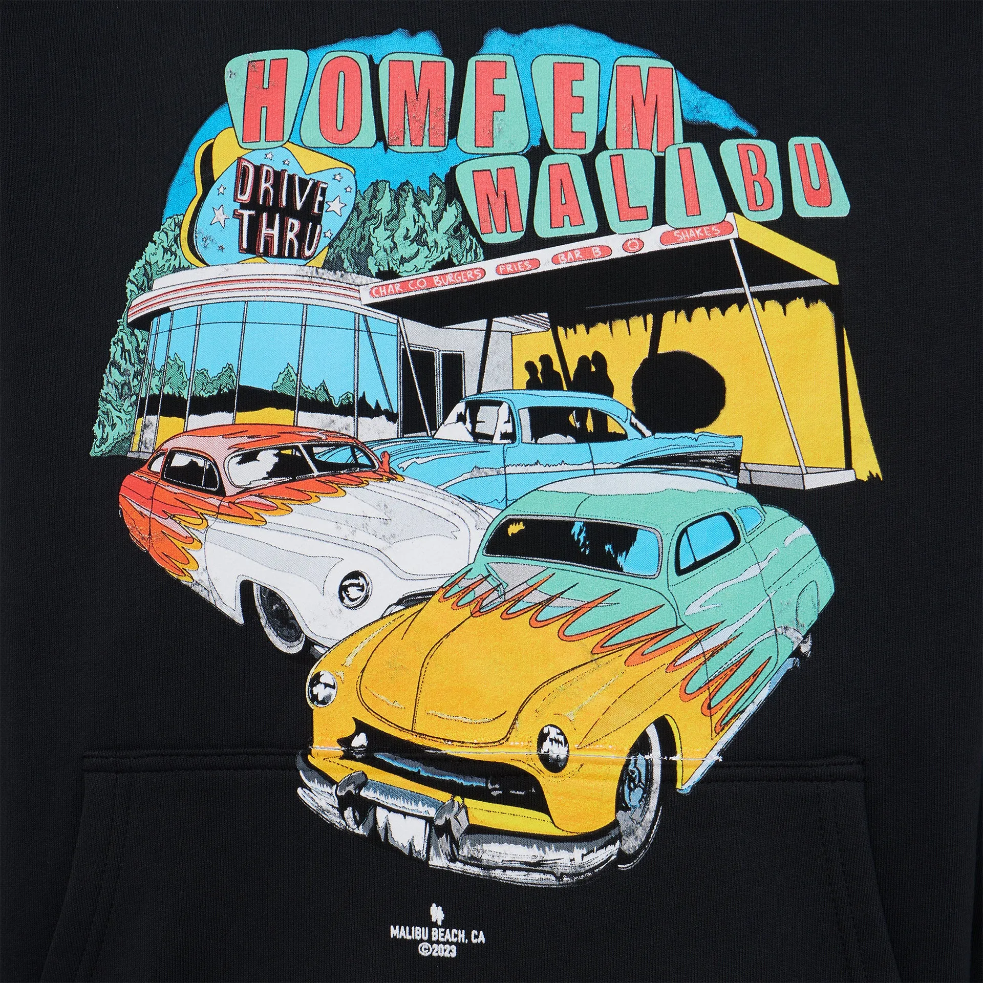 Hot Rod Hoodie Black