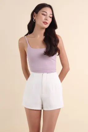 JEMMA PADDED BODYSUIT IN LILAC