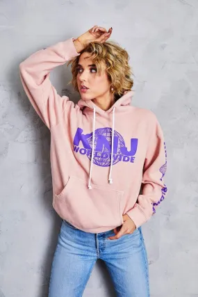 KNJ Worldwide Pink Hoodie