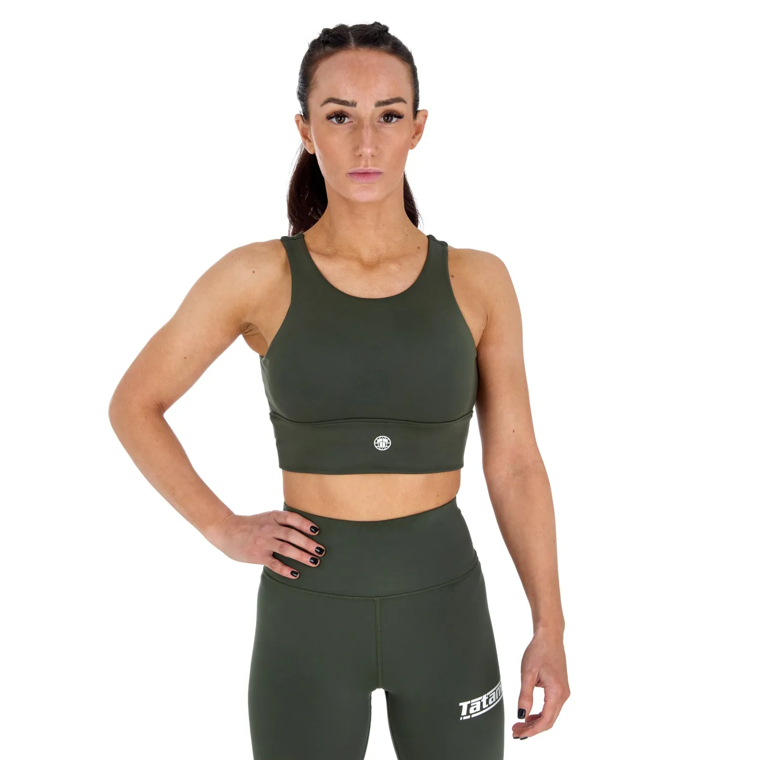 Ladies Agile Sports Bra - Khaki