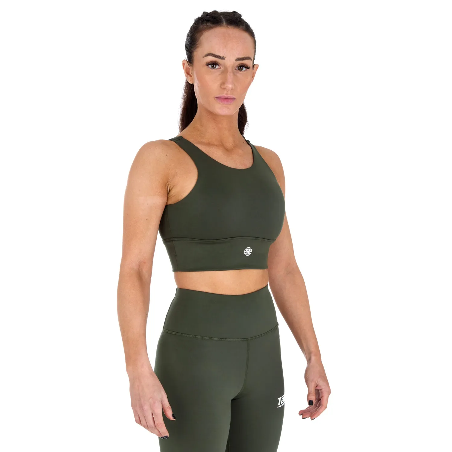 Ladies Agile Sports Bra - Khaki