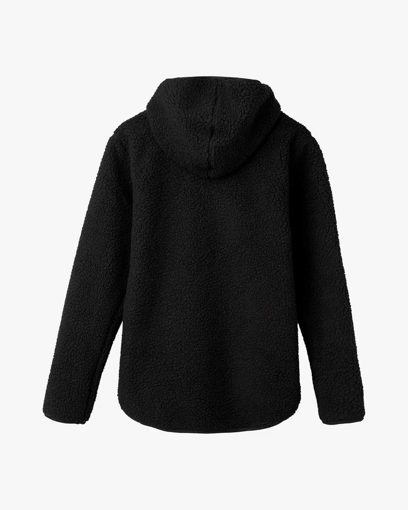 Langli Pile Hoodie - Black