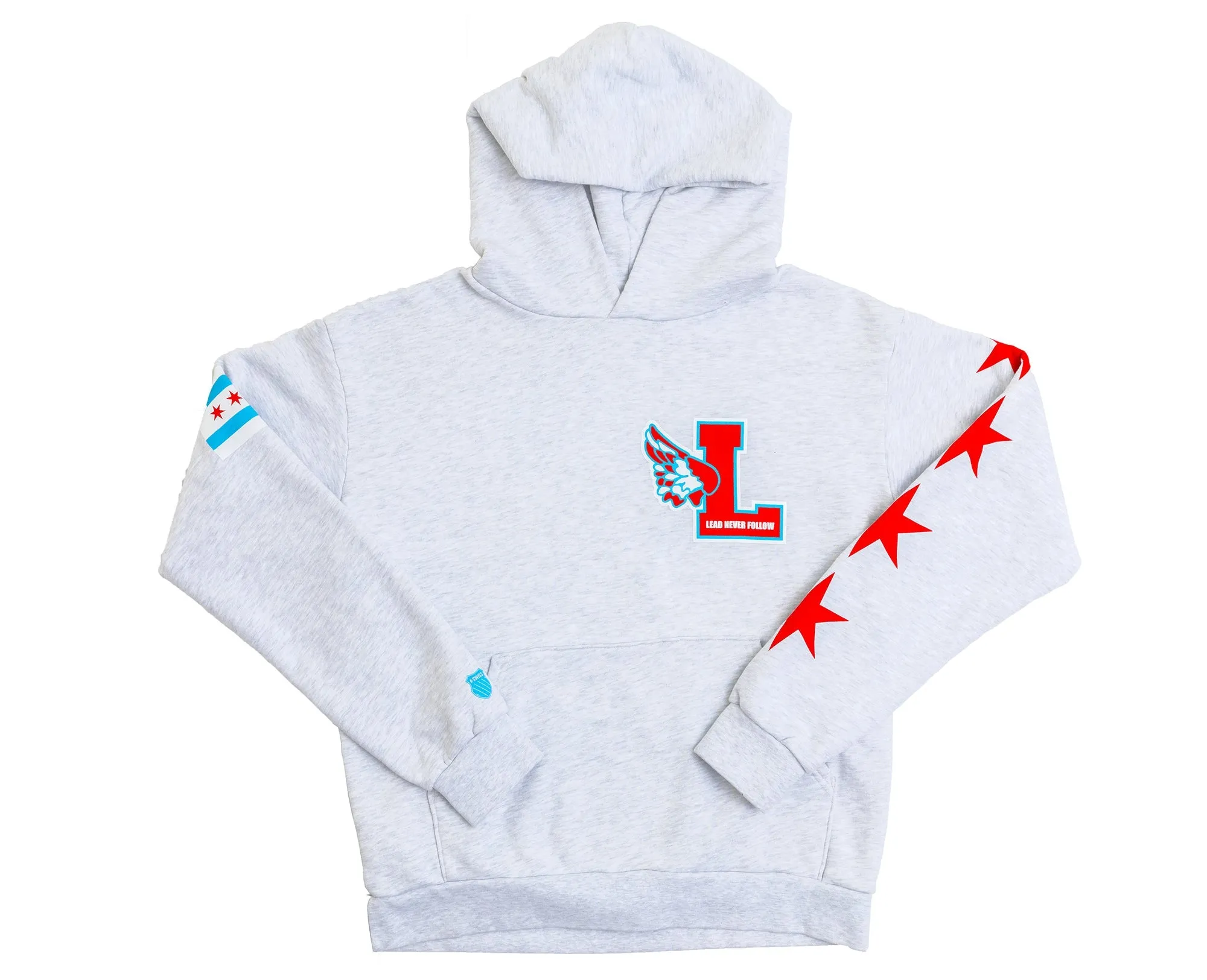 LEADERS HOODIE HEATHER GREY