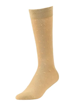 LIBERO MEN'S DRESS CREW SOCKS (LBC200_4-KHAKI)