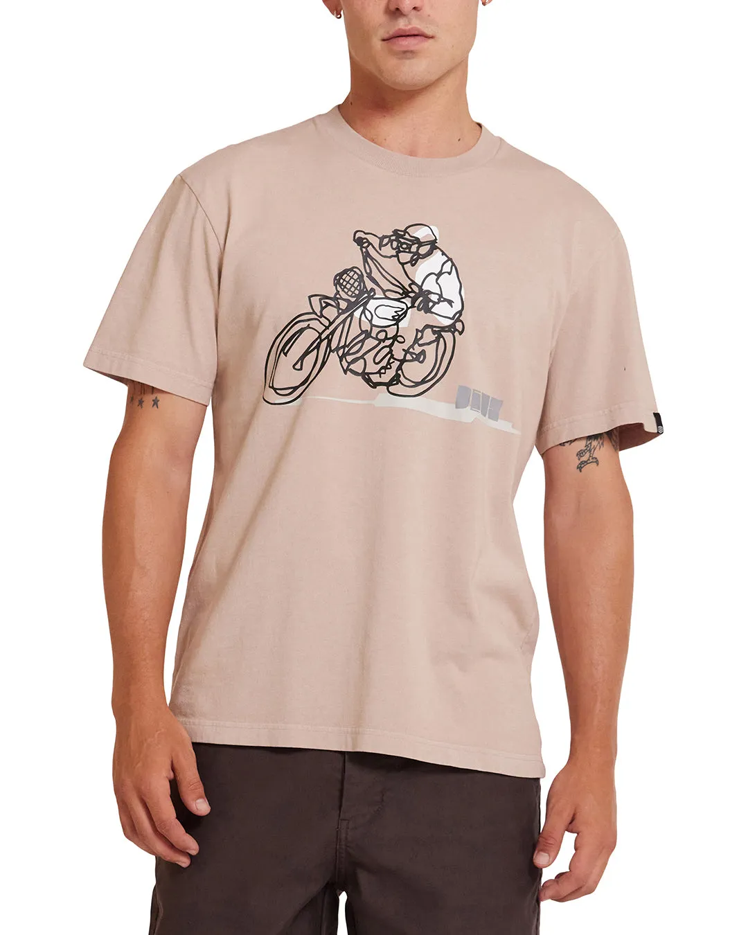 Malcontent Tee - Khaki