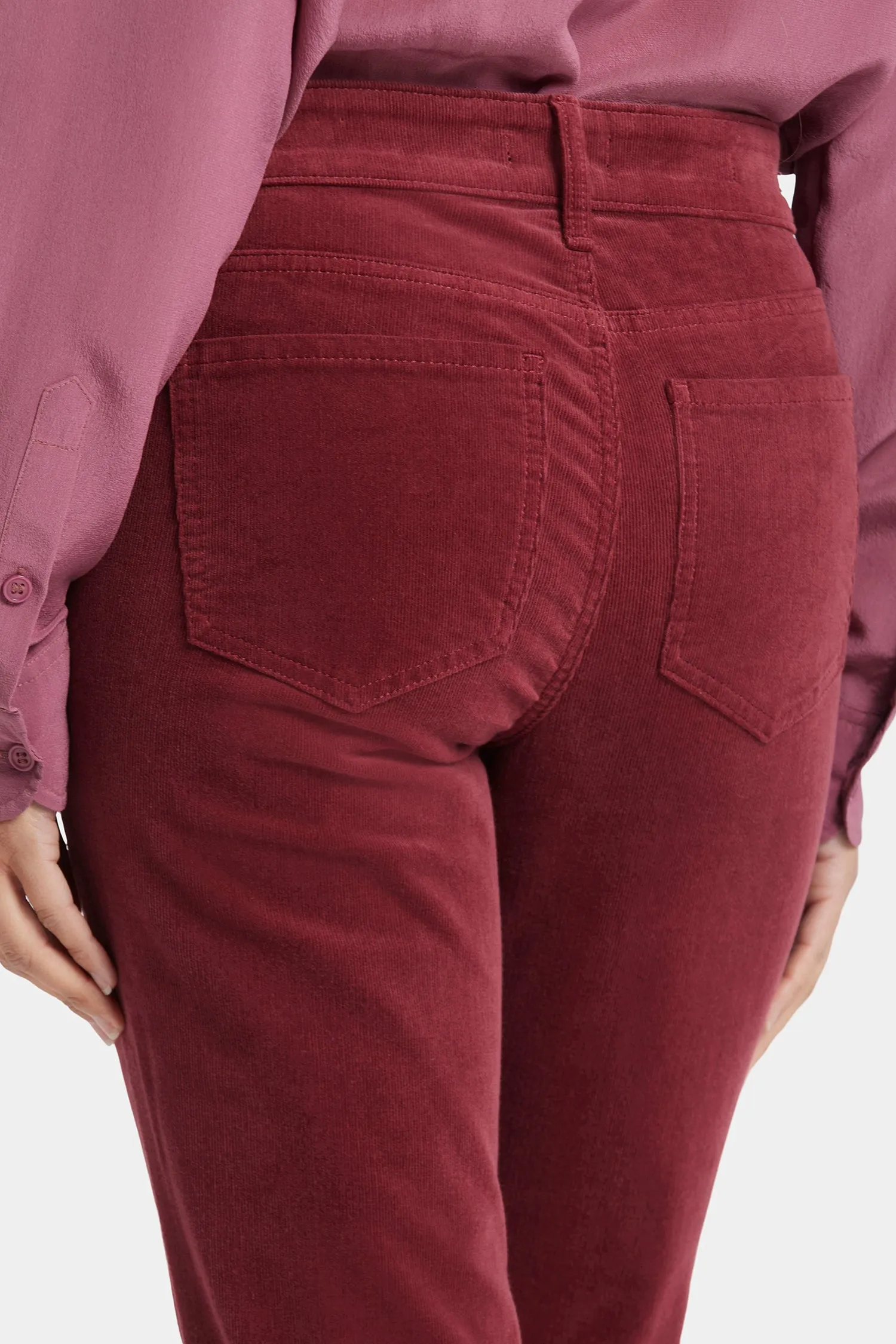 Marilyn Straight Pants - Cranberry Pie