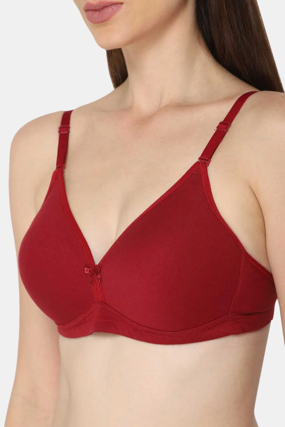 Medium Coverage Non-Wired Premium Cotton Wire-free Intimacy Padded Backless Bra - UC11