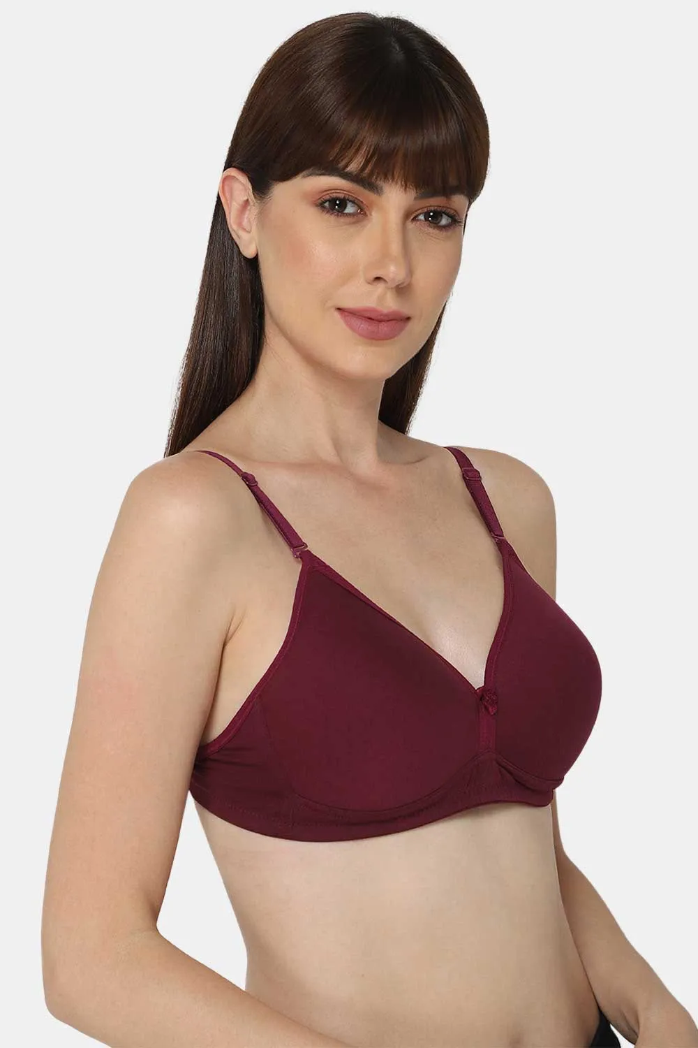 Medium Coverage Non-Wired Premium Cotton Wire-free Intimacy Padded Backless Bra - UC11