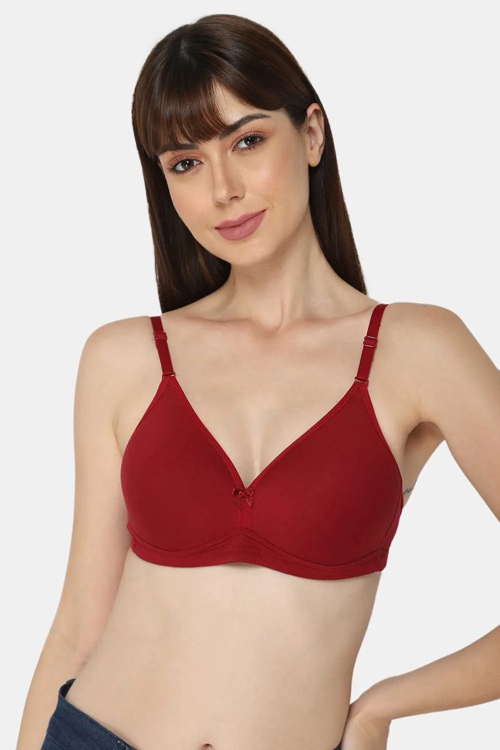 Medium Coverage Non-Wired Premium Cotton Wire-free Intimacy Padded Backless Bra - UC11