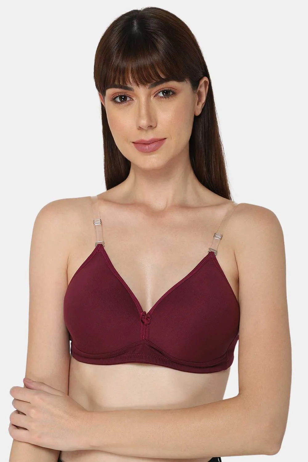 Medium Coverage Non-Wired Premium Cotton Wire-free Intimacy Padded Backless Bra - UC11