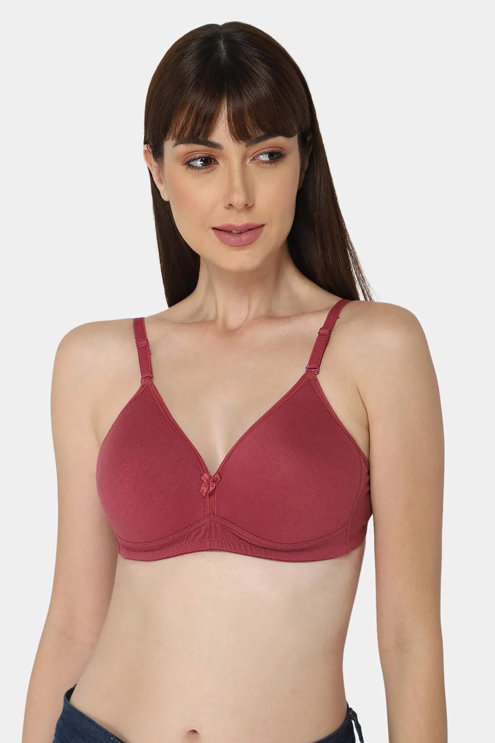 Medium Coverage Non-Wired Premium Cotton Wire-free Intimacy Padded Backless Bra - UC11