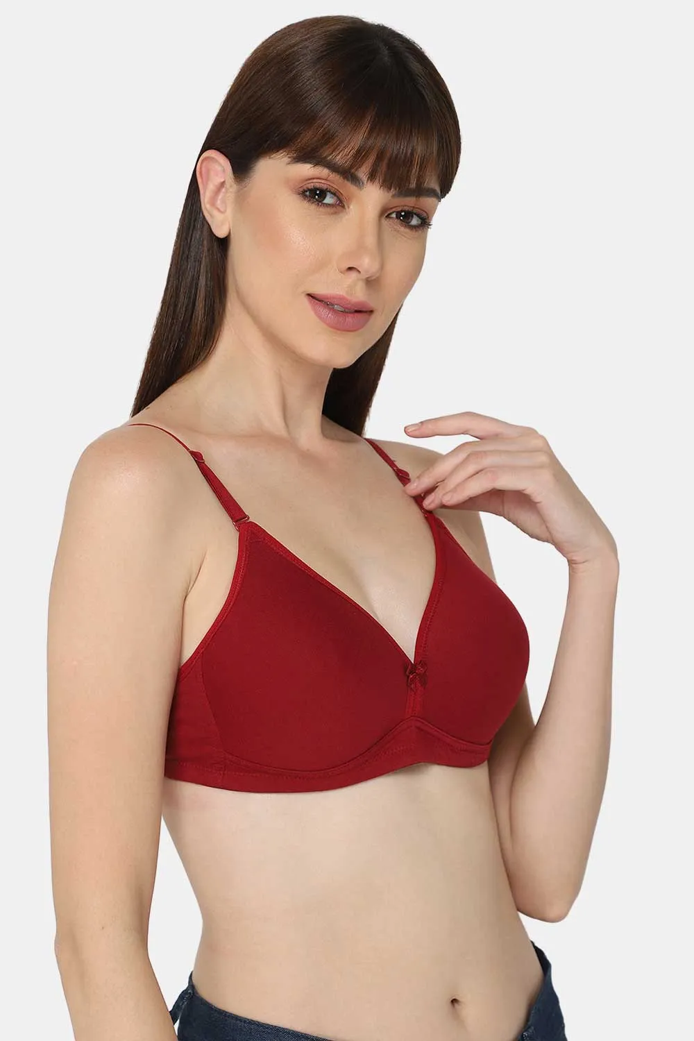 Medium Coverage Non-Wired Premium Cotton Wire-free Intimacy Padded Backless Bra - UC11