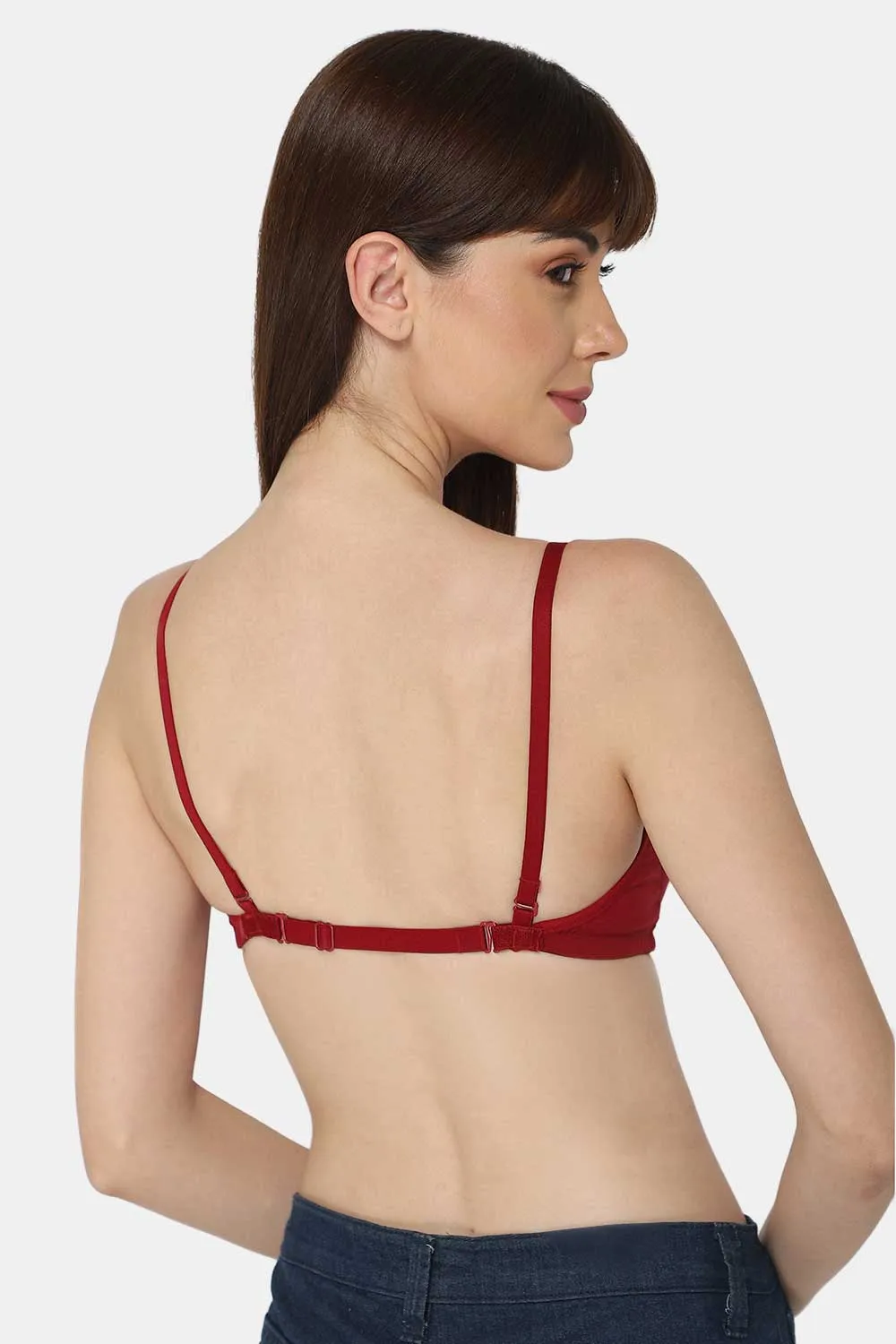 Medium Coverage Non-Wired Premium Cotton Wire-free Intimacy Padded Backless Bra - UC11