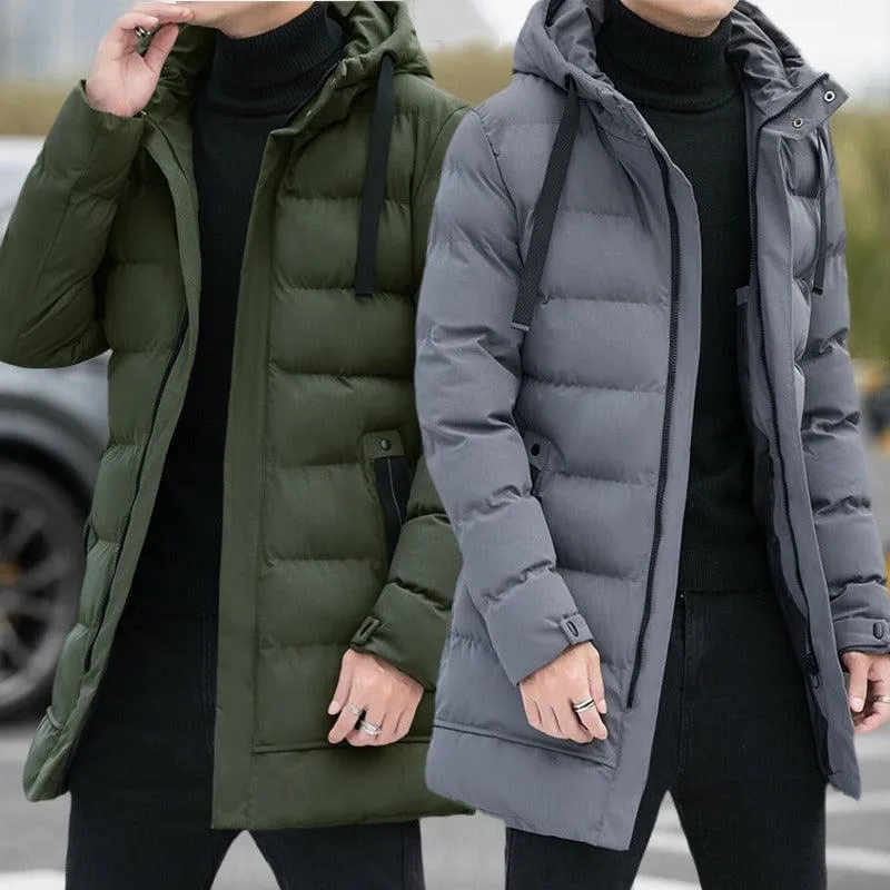 Men's Hooded Cotton Jacket Winter