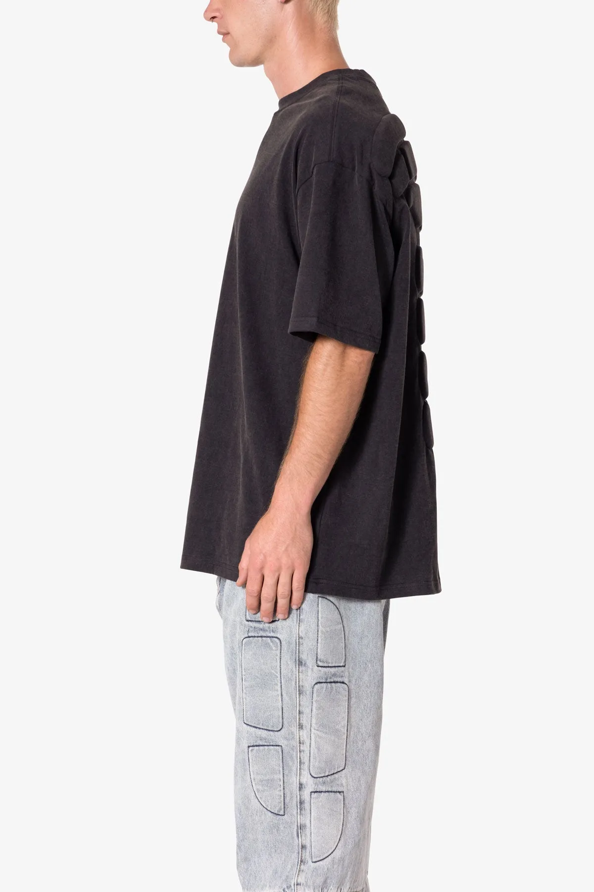 Moto Padded Tee - Black