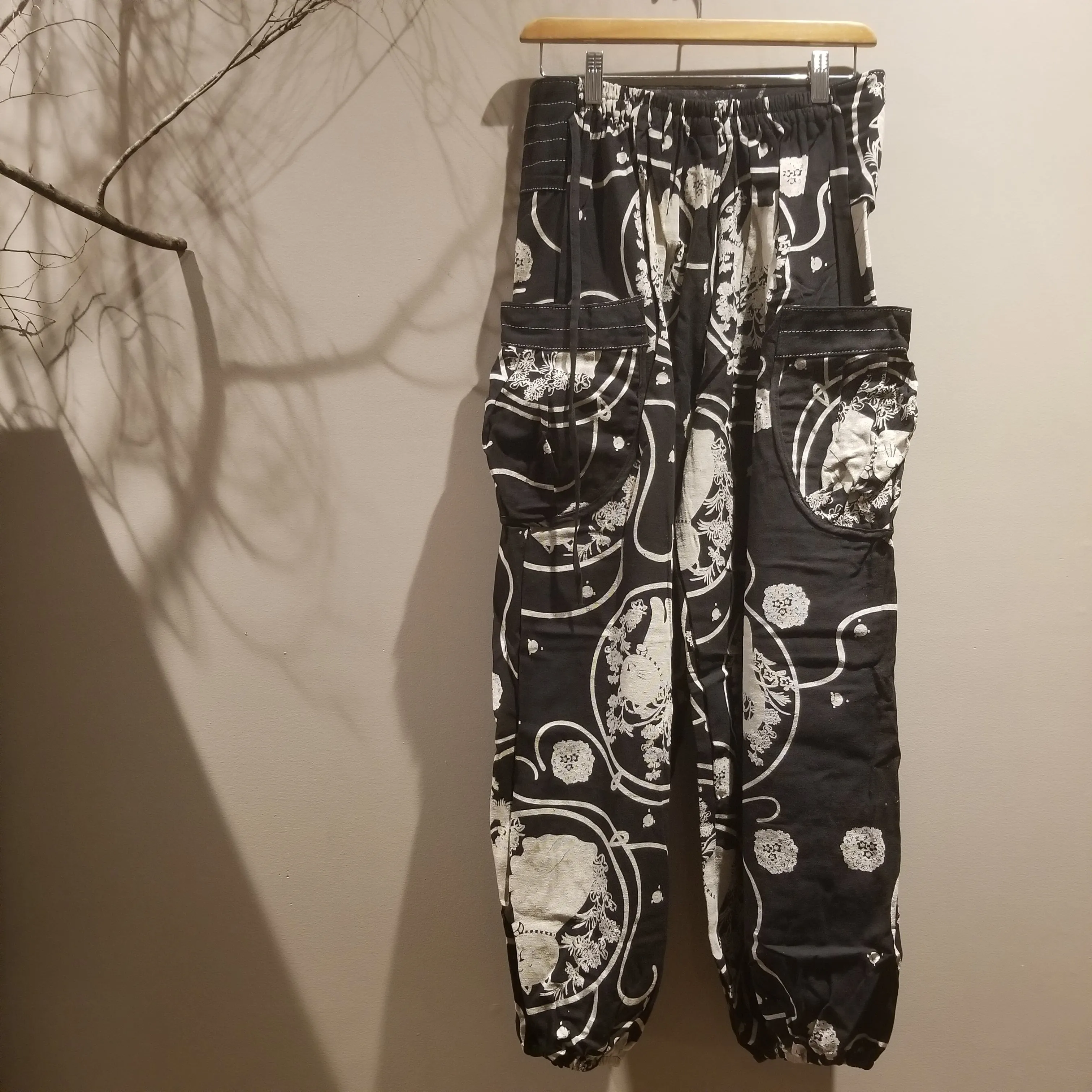 Neko Cat Black Comfy Pants