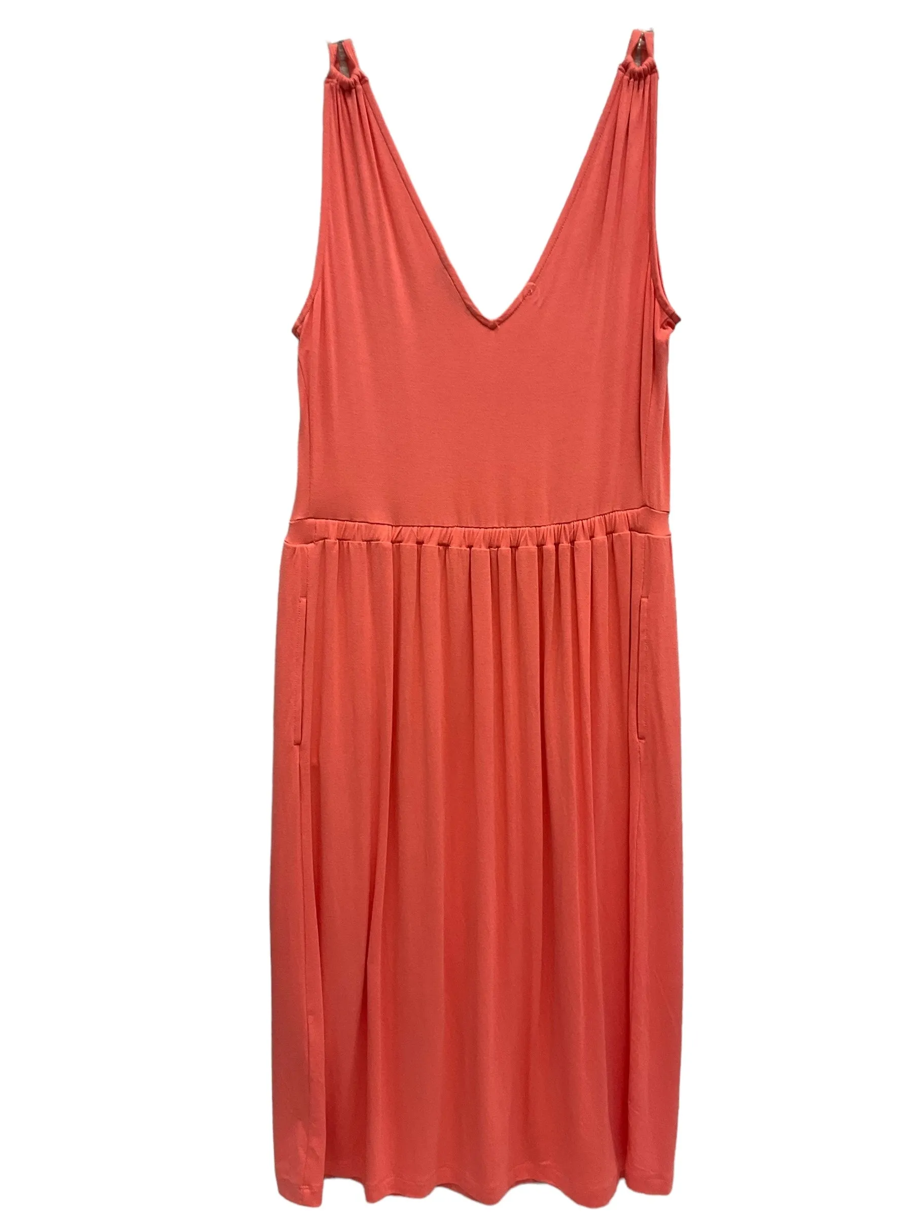 Pink Dress Casual Midi Banana Republic, Size M