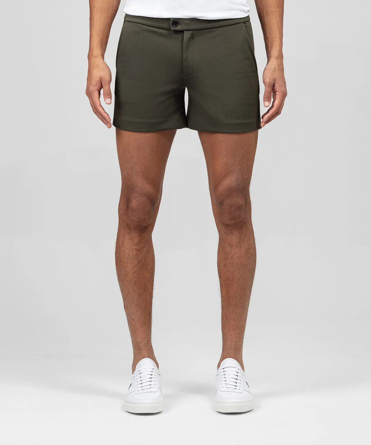 RD Tennis Shorts: Khaki