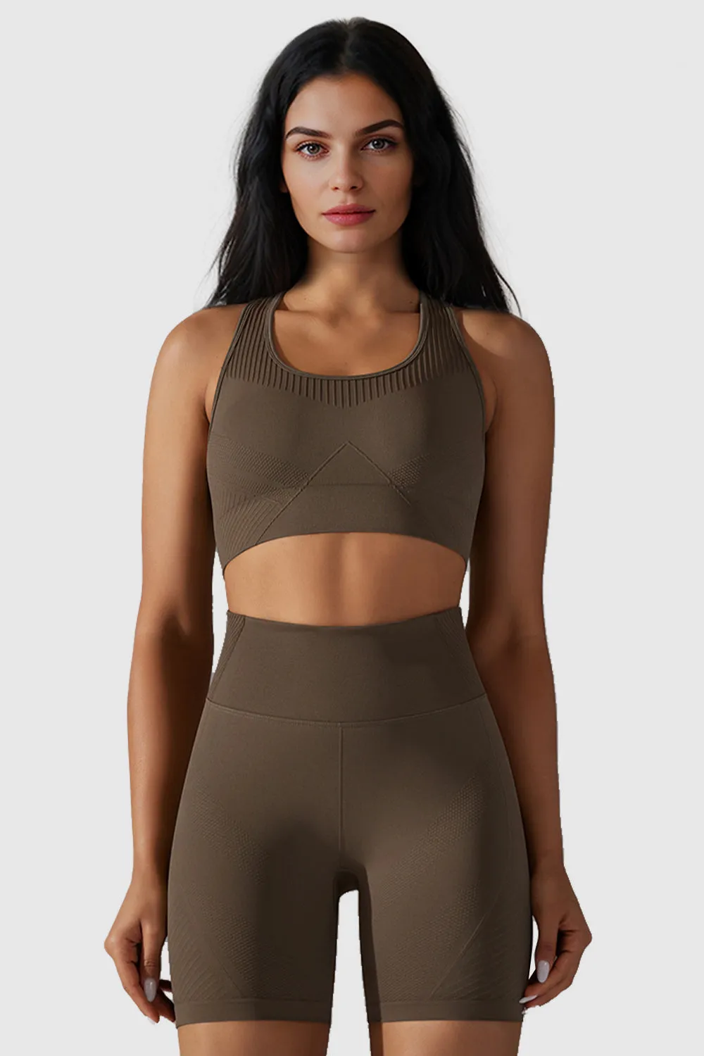 Seamless Sports Bra with Removable Pads