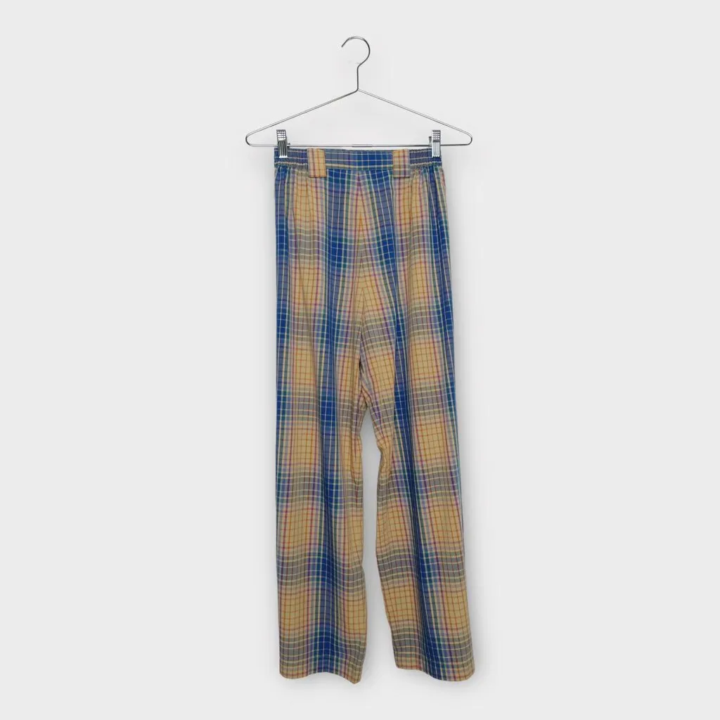 Simon Miller Blue & Orange Stripe Cotton Pants