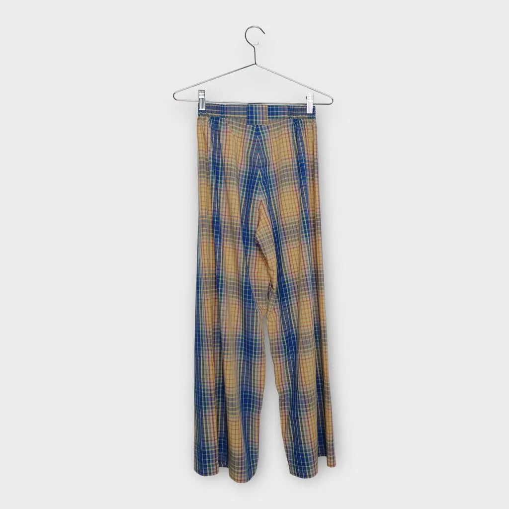 Simon Miller Blue & Orange Stripe Cotton Pants