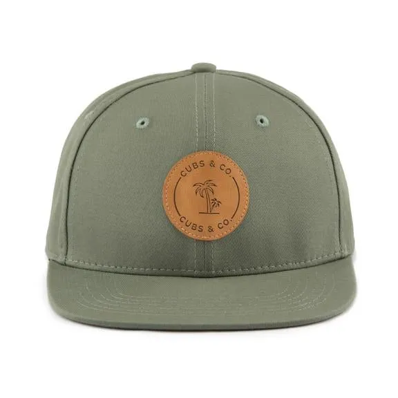 Snapback Hat - Khaki (Kids-Adults)