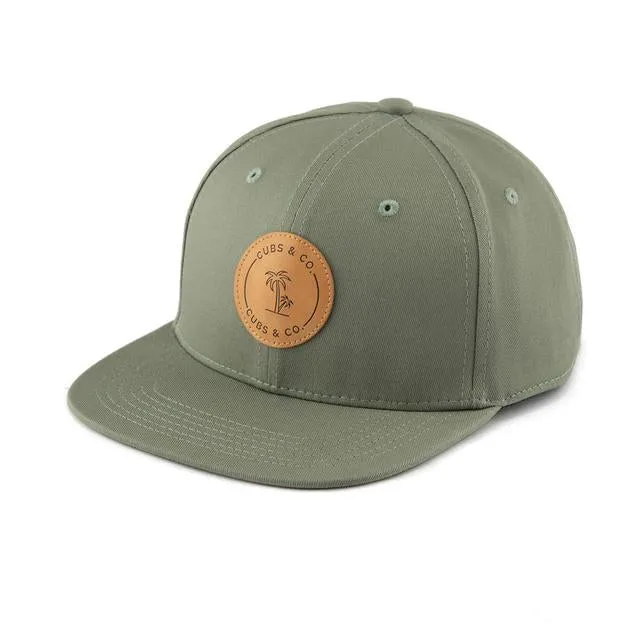 Snapback Hat - Khaki (Kids-Adults)