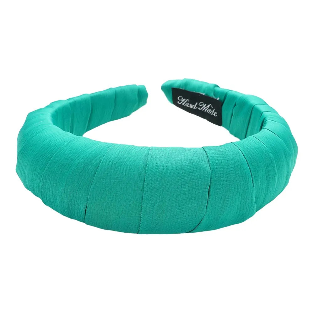 Solid Fabric Wrapped Padded Headband