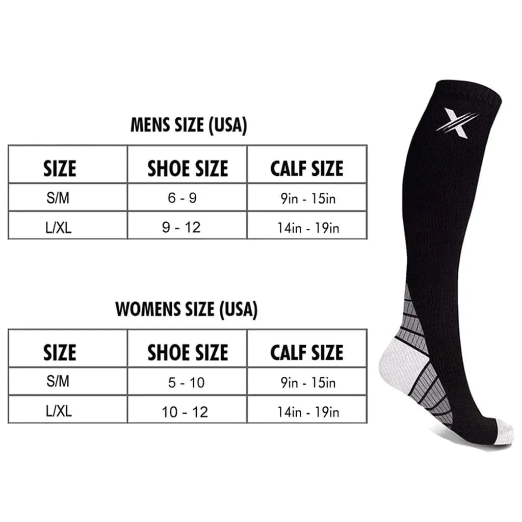 Sports Lightweight Compression Socks (6-Pairs)