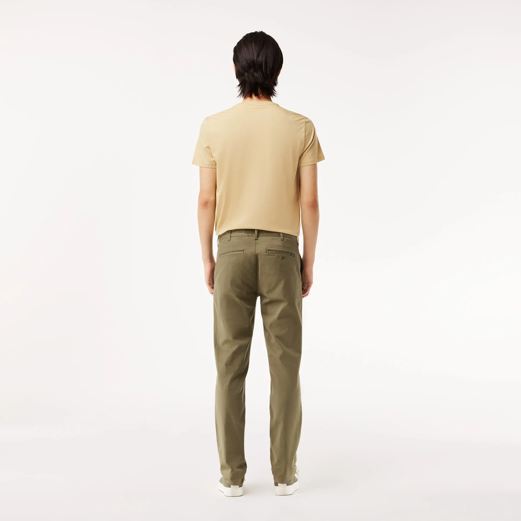 Stretch Cotton Slim Fit Chino Pants