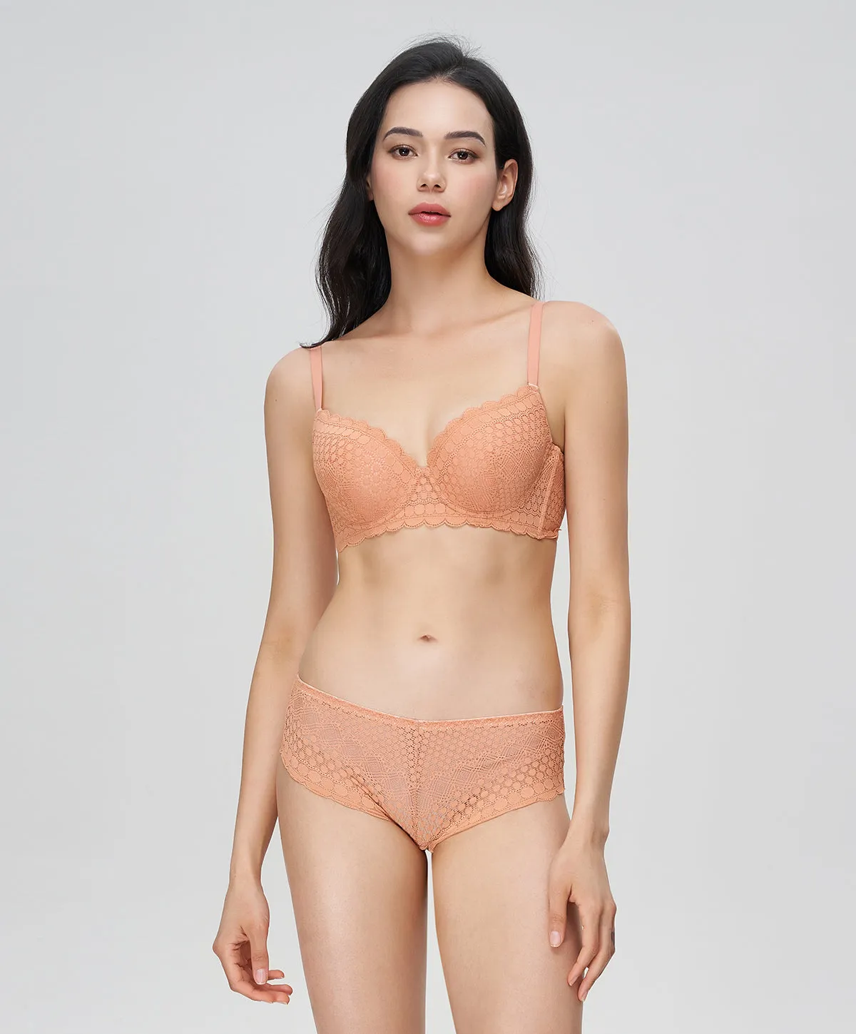 Sustainable Lace Lightly-Padded Demi