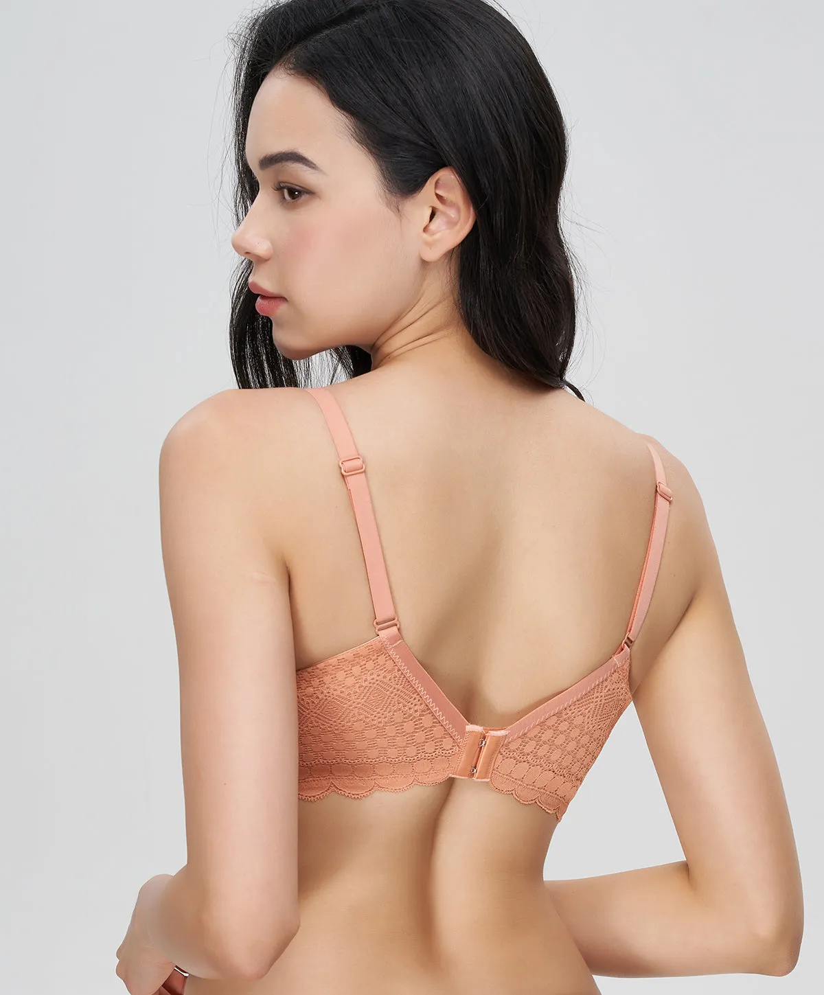 Sustainable Lace Lightly-Padded Demi