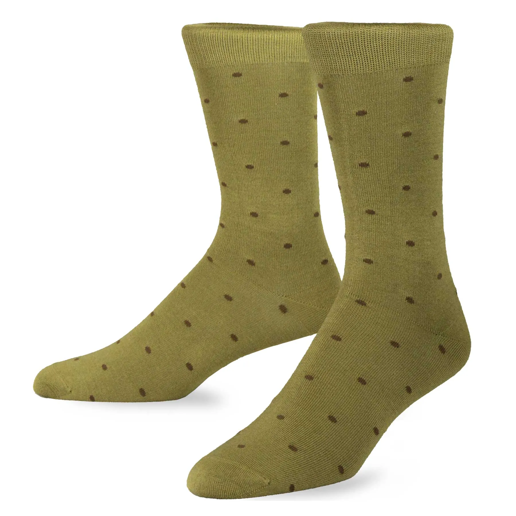 TeeHee Socks Men's Casual Cotton Crew Dot 3-Pack (50458)